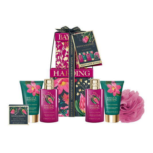 Baylis & Harding Boudoire Tropical Paradise Luxus Verwöhn-Geschenkset – Vegan-freundlich