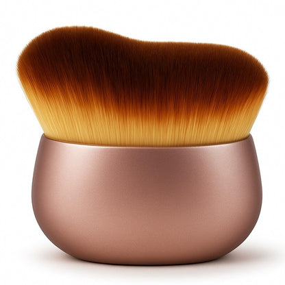 GOERTI Selbstbräuner-Pinsel – Extra großer Kabuki-Applikator für Selbstbräuner, Sonnenlose Bräune & Körper-Make-up | Streifenfreies Arc-Design für perfekte Abdeckung an Beinen, Armen, Rücken, Brust, Gesicht & Füßen