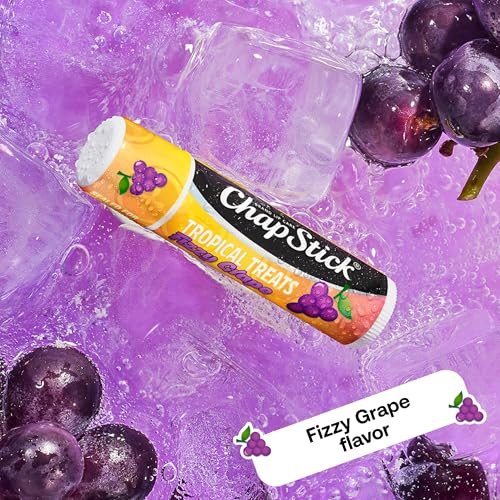 ChapStick Lippenpflege Tropical Treats Kollektion (9 Sticks) – Electric Tangerine, Fizzy Grape & Zingy Watermelon Lippenbalsam, je 0,15 Unzen
