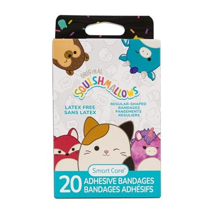 Smart Care Squishmallows Pflaster, Latexfrei, Normale Form, 20 Stück