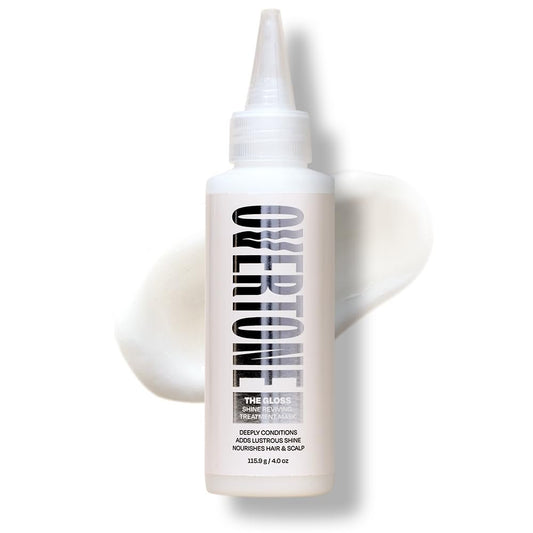 oVertone The Gloss Shine Reviving Treatment Mask – Tiefenpflegende Haarmaske mit Hochglanz-Finish, vegan & tierversuchsfrei, 4 oz
