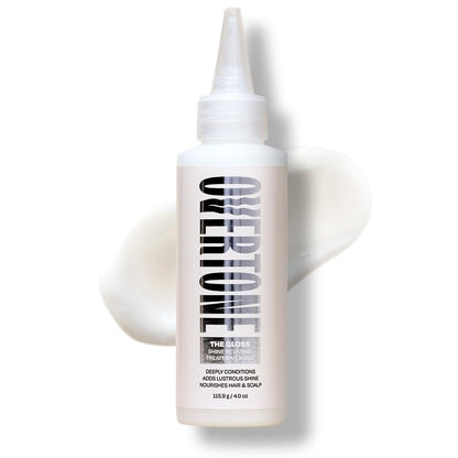 oVertone The Gloss Shine Reviving Treatment Mask – Tiefenpflegende Haarmaske mit Hochglanz-Finish, vegan & tierversuchsfrei, 4 oz