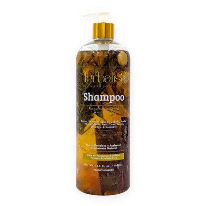 HERBALISTA Virales Kräuter-Shampoo 1000ml – Mit Rosmarin, Zimt, Anis, Nelke, Aloe, Ingwer & Eukalyptus – Stärkt, Regeneriert, Beschleunigt Haarwachstum – 100% Natürlich & Handgefertigt