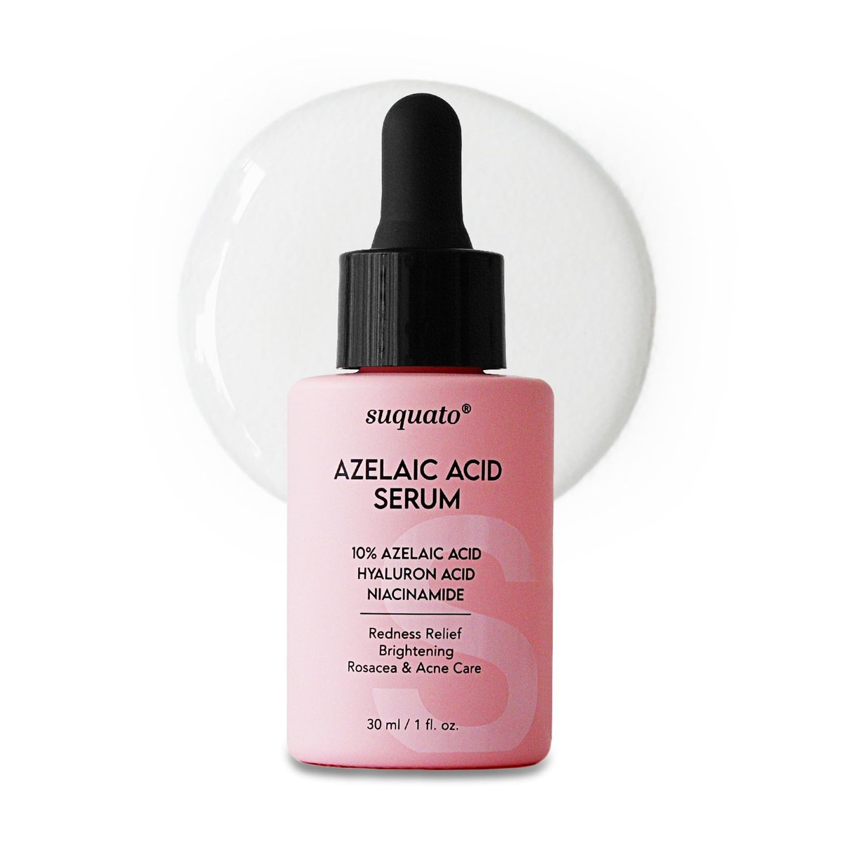 Azelainsäure Serum (1 Pack) – suquato Hochwirksames Gesichtsserum gegen Hautunreinheiten und Rötungen