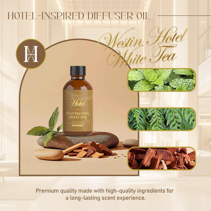 Hotel Diffuser Oil 4 Fl Oz (120ml) - Inspiriert vom Westin Hotel Duft, Raumduft für Diffuser & DIY, Geschenk für Damen & Herren