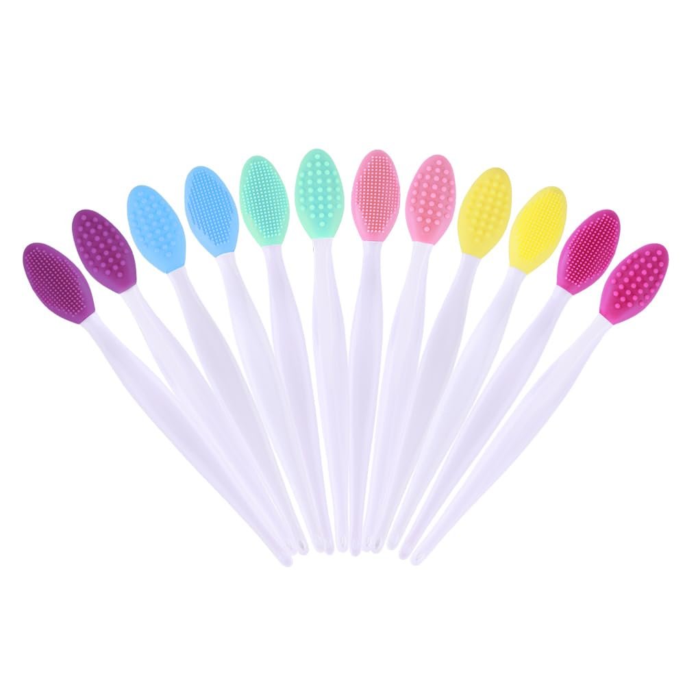 12-teiliges Porenreinigungs-Set: Silikon-Gesichtsreinigungsbürste, Lippenpeeling-Bürste, Mitesser-Entferner für sanfte Gesichtsreinigung