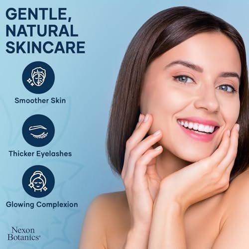 Bio Rizinusöl & Weihrauch Augenroller 10 ml – Natürliche Essenz gegen Augenringe & Fältchen – Leichter Roll-On – Nexon Botanics