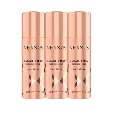 Nexxus Comb Thru Finishing Mist Haarspray, Volumenspray, Haarmist, Leichtes Haarspray 1,5 Unzen (Packung mit 3, Verpackung kann variieren)