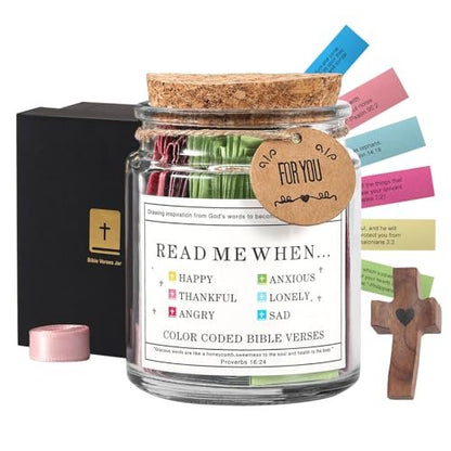 Bibelvers-Glas – Christliche Geschenke für Frauen und Männer zur Gefühlsbegleitung, Inspiration für Geburtstage, Abschlussfeiern, Muttertag und Gebet