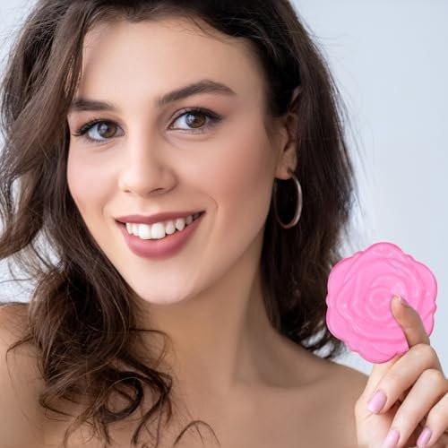 Limbeuuu 40er-Pack Kompakte Plastikspiegel, klappbar, rosenförmig, Handspiegel für Frauen, Mädchen, Hochzeitsparty-Geschenke