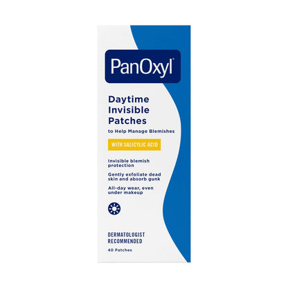 PanOxyl Daytime Invisible Patches – Mit Salicylsäure gegen Pickel, 40 Stück (20 groß, 20 klein)