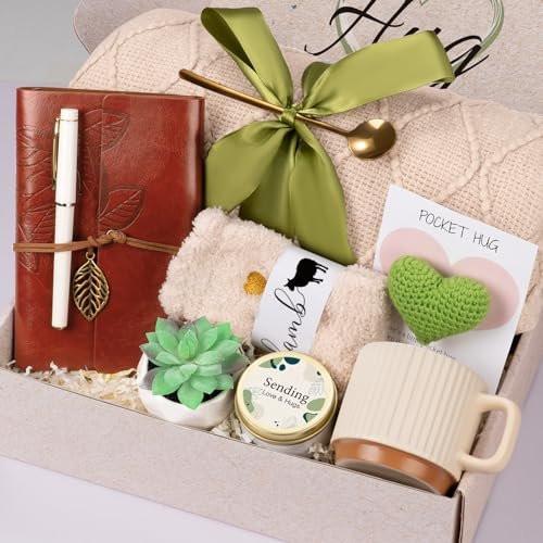 Self Care Geschenke für Frauen – Gute Besserung, Geburtstagsgeschenke, Care-Paket, Umarmungskorb, Geschenk nach Operation, inspirierendes Geschenk für neue Mütter und beste Freundinnen
