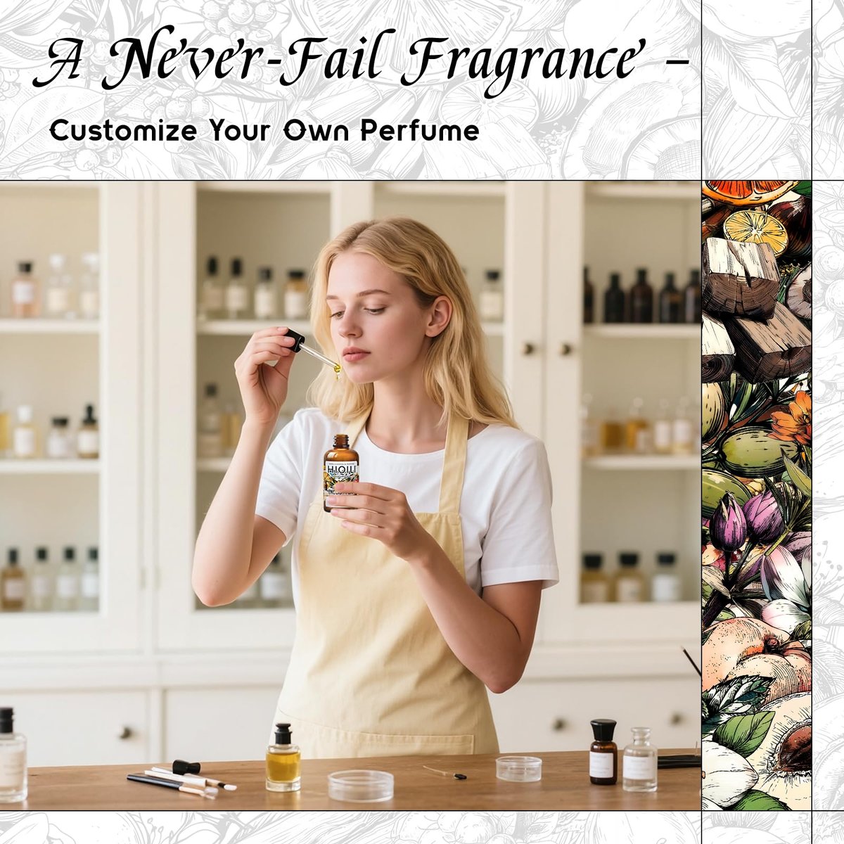 HIQILI Birne & Freesie Duftöl für Parfüm, Kerzen- und Seifenherstellung, süßer Duft für Diffuser, Raumspray - 30 ml