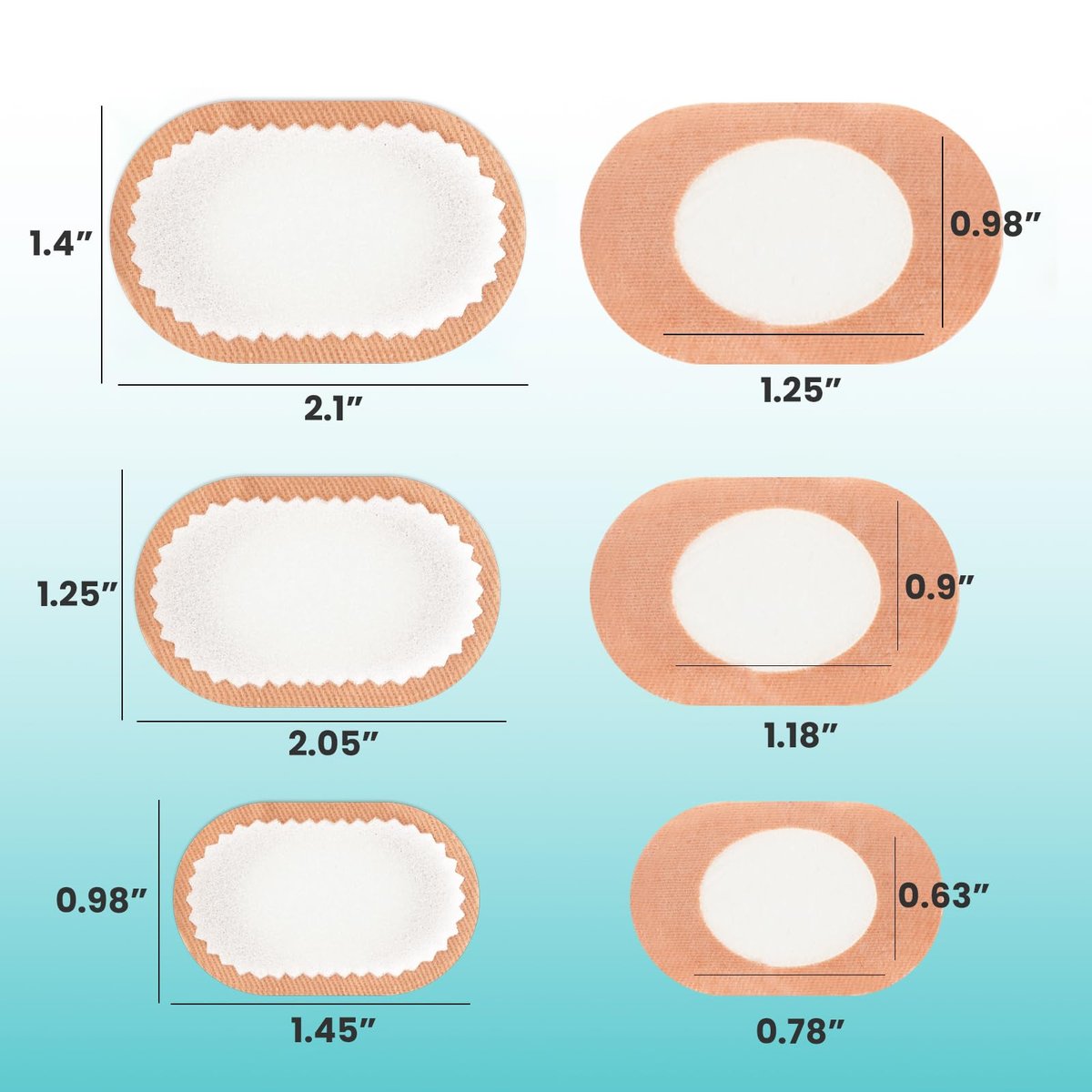 Promifun Foam Bunionenpads zum Tragen mit Schuhen - 27 Stück Ballenzehenkissen - Moleskin schützt die Füße für Damen und Herren - Klebemitte (Mehrfachgrößen)