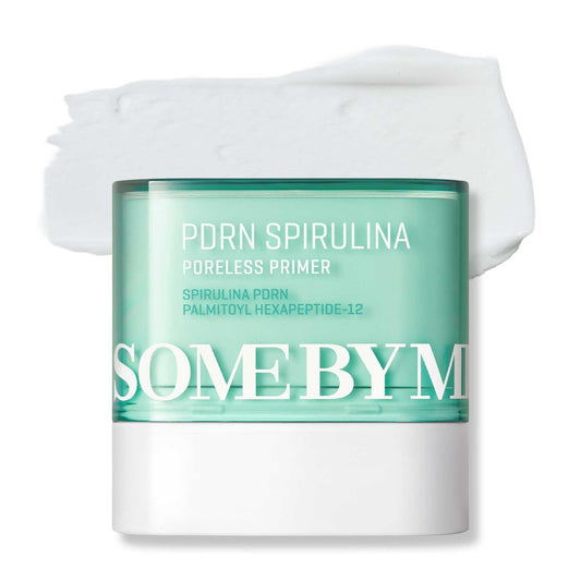 SOME BY MI PDRN Spirulina Poreless Primer – 0,35 Unzen, 10g – Koreanischer Veganer Primer-Stick für das Gesicht vor dem Make-up – Verfeinert Poren, Kontrolliert Talg und Balanciert Feuchtigkeit mit Meeresextrakten – Koreanische Hautpflege
