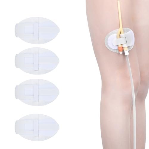 BeHerk Foley-Katheter-Befestigungsvorrichtung, selbstklebender Katheterhalter für Beinbeutel, PEG-/Ernährungssonde-Halter, 10 Stück