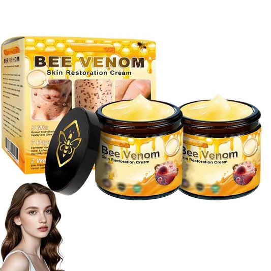 2er-Pack Bienenwachs-Creme zur Hautregeneration – Strafft und verjüngt die Haut, glättet Falten und feine Linien