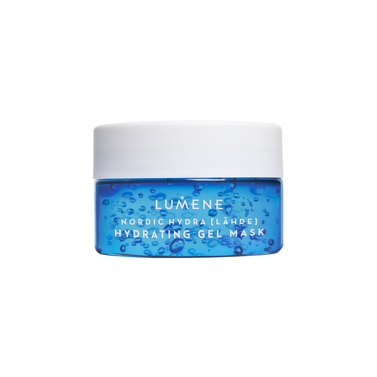 Lumene Nordic Hydra [LÄHDE] Sauerstoff-Wiederherstellungs-Gel-Maske mit 72h Feuchtigkeit | Kühlende, hydratisierende Gesichtsbehandlung für trockene, dehydrierte Haut mit Bio-Nordic-Birkensaft und Arktischem Quellwasser | Vegan | 150 ml