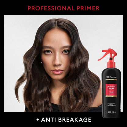 TRESemmé Keratin Smooth Blowout Haarstyling Set – Mousse + Finishing Spray & Hitzeschutzspray, Frizz-Kontrolle