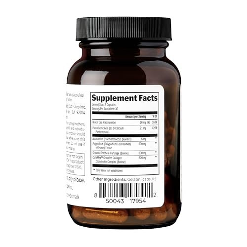 Santa Cruz Paleo Haut- & Augen-Kapseln, Tägliche Formel für Hautbild & Augenpflege, Saubere Inhaltsstoffe, Glutenfrei, Keto & Paleo Freundlich, 60 Kapseln