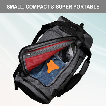 SIMPLECOOL Manuelles Triggerpunkt-Massagegerät – Kleiner Massageball für Tiefengewebe-Myofasziale Entspannung, Physiotherapie, Plantarfasziitis, Muskelknoten, Psoas, Hüftbeuger, Iliacus – 3×2,6 Zoll (Orange)