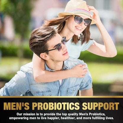 Probiotika für Männer 500 Milliarden KBE, 16-in-1 fortschrittliches Männerprobiotikum für Verdauungsgesundheit, Immunsystem & Stoffwechsel, Prostata & Harnwege, Darmgesundheit – mit Kurkuma, Cranberry, Goji, 60 Kapseln