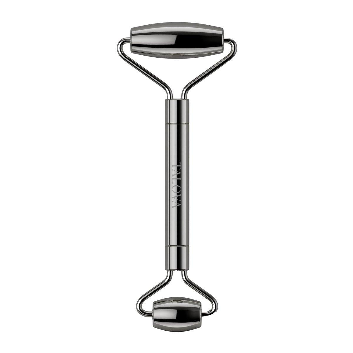 TALOVA Gesichtsroller aus Edelstahl 304 – Gesichtsroller für Augen, Doppelkinn, Kieferpartie & Hals – Reduziert Schwellungen & verbessert Falten – Anti-Aging Massagegerät für Lifting & Lymphdrainage