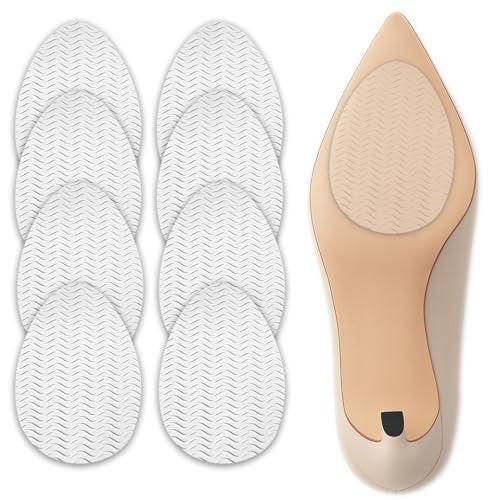 Hockydis Clear Non Slip Schuhpads für Absätze – Rutschfeste Griffeinlagen für Pumps, Stilettos & elegante Schuhe, unsichtbare Traktionsaufkleber für spitze Sohlen