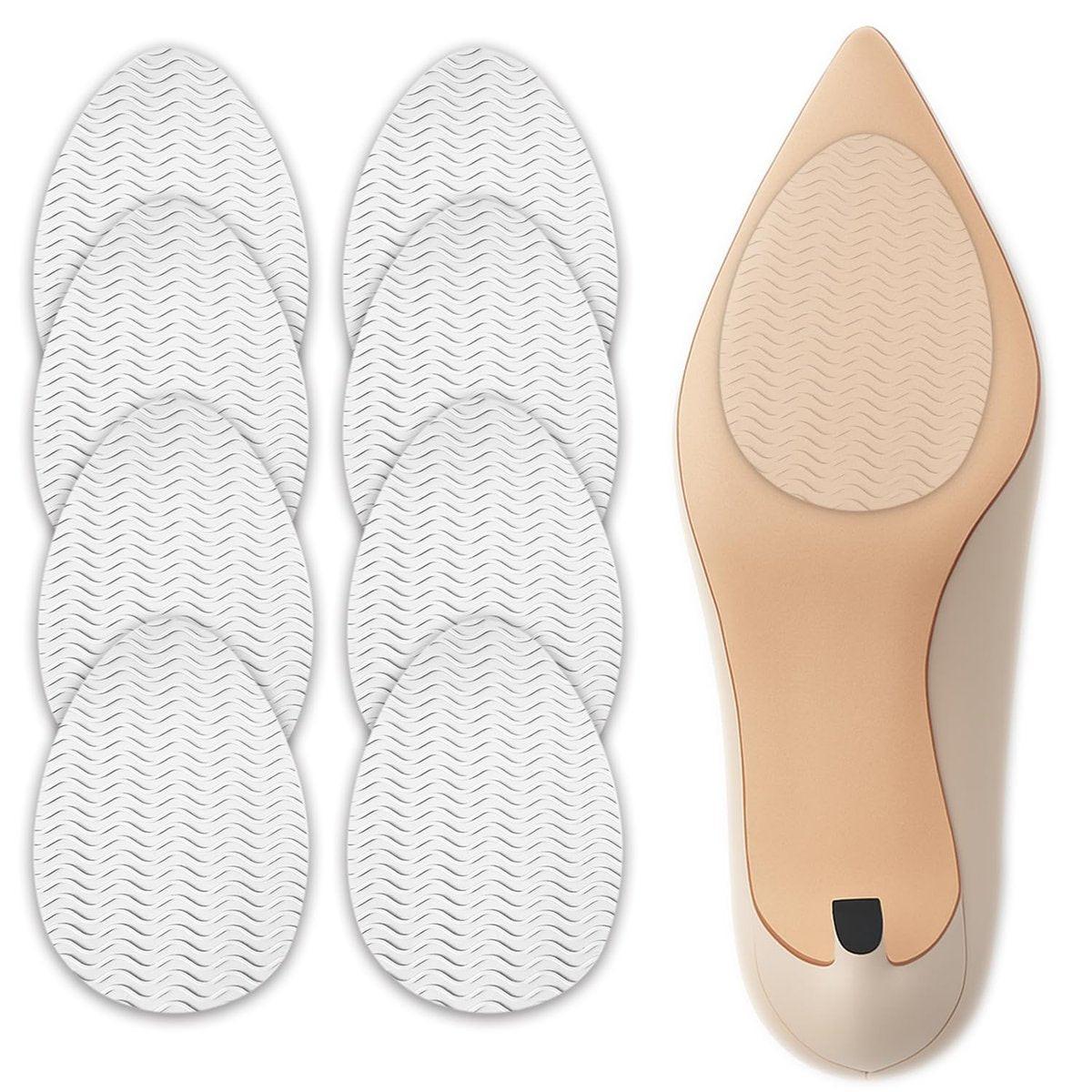 Hockydis Clear Non Slip Schuhpads für Absätze – Rutschfeste Griffeinlagen für Pumps, Stilettos & elegante Schuhe, unsichtbare Traktionsaufkleber für spitze Sohlen