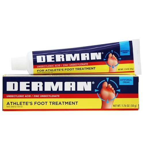 Derman Creme gegen Fußpilz, 1,76 Unzen Tuben (2er-Pack)