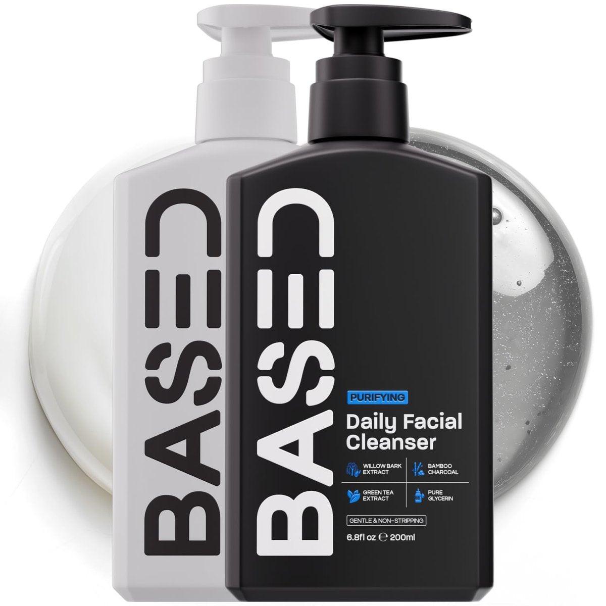 BASED Daily Skincare Duo – Reinigungsgel + Feuchtigkeitscreme für alle Hauttypen | Hormonsicher ohne endokrine Disruptoren
