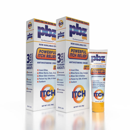 PBZ Antihistamin-Creme mit 1% Tripelennamin – Juckreizstillend, kindersicher, 2er-Pack (2 x 28 g)