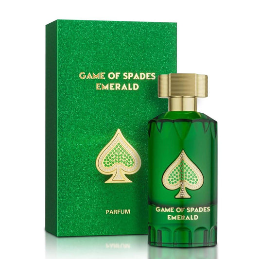 Jo Milano Game of Spades Emerald Parfum Spray | 88 ml | Warm, Ingwer, Neroli, Moschus, Bergamotte, Zitrusduft | Langanhaltendes Unisex-Parfüm