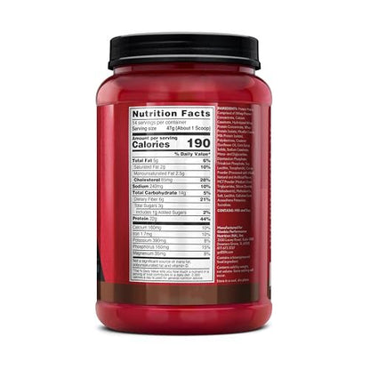 BSN SYNTHA-6 Premium Proteinpulver mit 6g Ballaststoffen, Molkenisolat, micellarem Kasein, Milchproteinisolat, 5g Fett, Schokoladenmilchshake, 14 Portionen, 1,45 Pfund (Verpackung kann variieren)