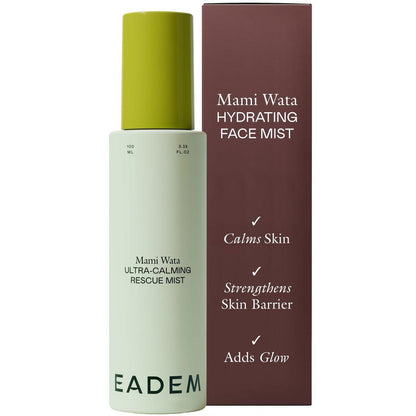 EADEM Mami-Wata Ultra Calming Rescue Mist – Beruhigender Gesichtsnebel mit Feuchtigkeitsspray, Barrier-Repair-Serum, Make-up Auffrischer, 100 ml