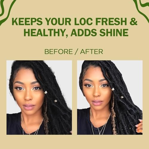 Goiple Loc Feuchtigkeitsspray für stumpfe, trockene Locs - Tägliches Passionsfrucht Haar- und Kopfhaut-Moisturizer für Dreadlocks, Locs, Microlocks, Braids - Leichtes erfrischendes Loc Spray gegen Frizz
