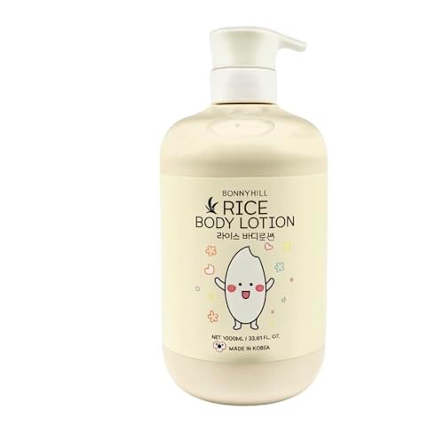 BONNYHILL Reis-Körperlotion – Feuchtigkeitsspendend und hauterneuernd, 1 Liter (33,81 FL OZ)
