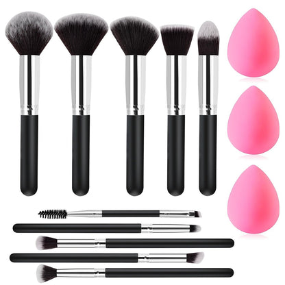 Muttertagsgeschenke für Mama von Tochter oder Sohn – 13-teiliges Make-up-Pinsel-Set für Frauen, Mädchen, Ehefrau, Schwester – Premium-Kit mit Foundation-, Concealer-, Rouge-Pinsel und Schwamm – Professionelle Beauty-Accessoires