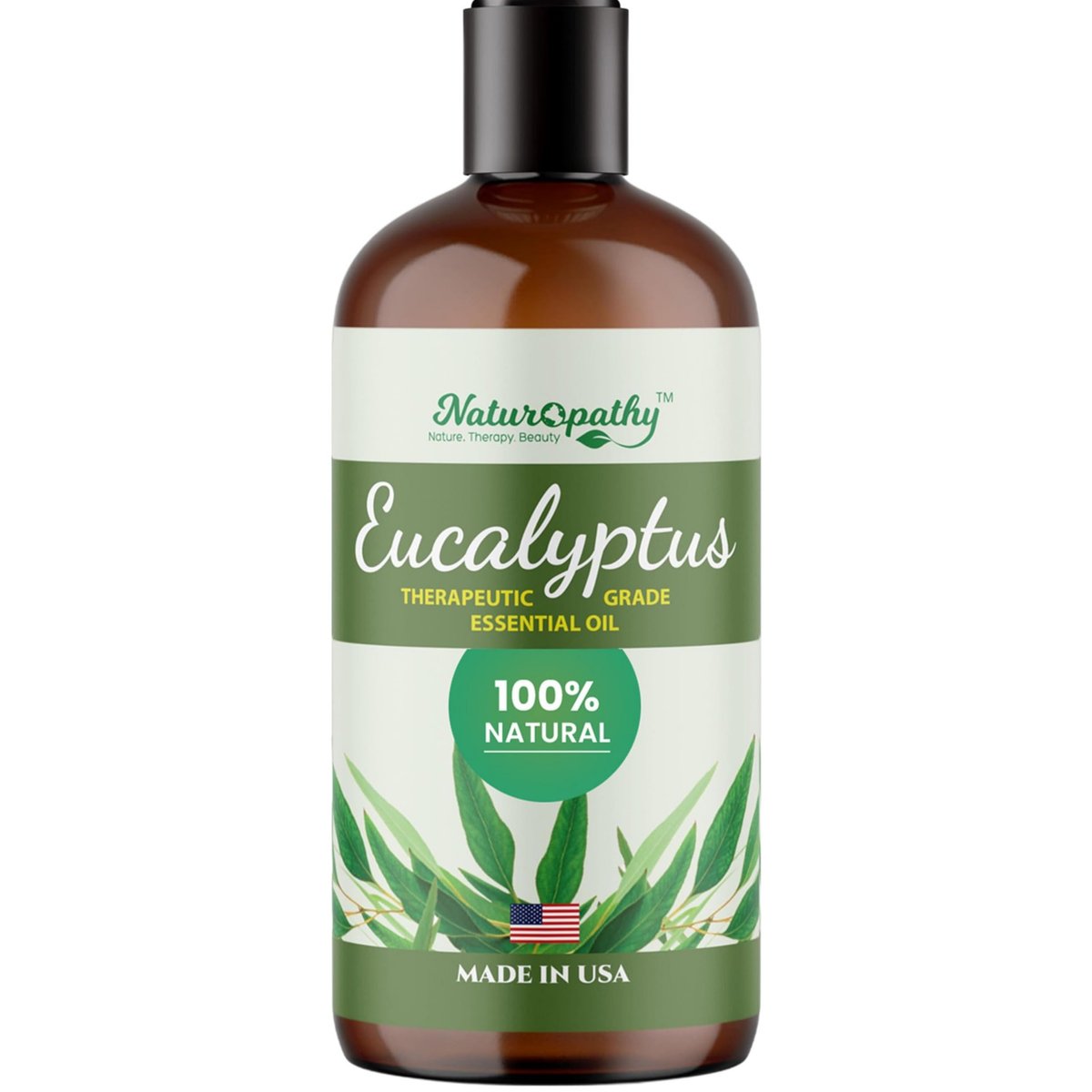 Naturopathy Eukalyptus Ätherisches Öl, therapeutische Qualität, Premium – Ideal für Aromatherapie (500 ml)