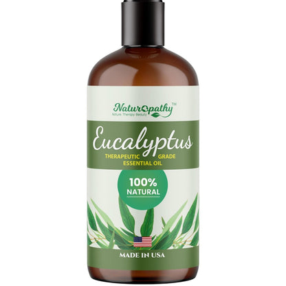 Naturopathy Eukalyptus Ätherisches Öl, therapeutische Qualität, Premium – Ideal für Aromatherapie (500 ml)