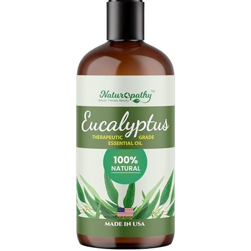 Naturopathy Eukalyptus Ätherisches Öl, therapeutische Qualität, Premium – Ideal für Aromatherapie (500 ml)