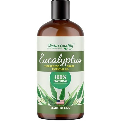 Naturopathy Eukalyptus Ätherisches Öl, therapeutische Qualität, Premium – Ideal für Aromatherapie (500 ml)