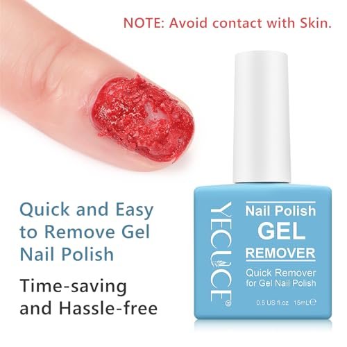 Gel Nagellack Entferner für Nägel, Einfach & Schnell Gel-Nagellack in 3-5 Minuten einweichen, Keine Schäden an den Nägeln, für Salon & Zuhause