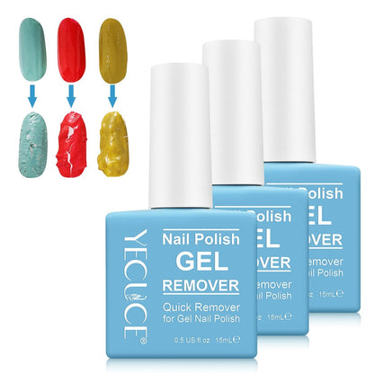 Gel-Nagellackentferner (3er-Pack) – Schnell & Schonend in 3-5 Minuten, für Salon & Zuhause