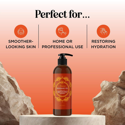 Arnica Massageöl zur Muskelentspannung - Beruhigendes Massageöl für den ganzen Körper mit Kamille, Lavendel, Pfefferminze & Rosmarin - Vegan & Ohne Gentechnik (240 ml)