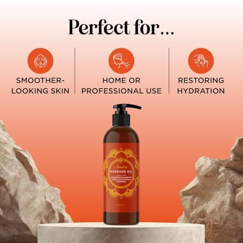 Arnica Massageöl zur Muskelentspannung - Beruhigendes Massageöl für den ganzen Körper mit Kamille, Lavendel, Pfefferminze & Rosmarin - Vegan & Ohne Gentechnik (240 ml)
