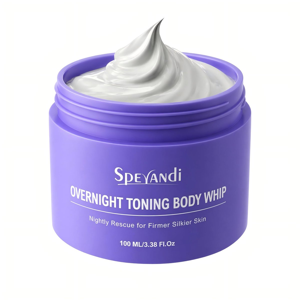 Sperandi Overnight Toning Whip – Anti-Falten-Festigungs-Bodylotion für glatte & straffe Haut, hilft bei schlaffer Haut & Dehnungsstreifen an Bauch, Oberschenkeln & Po, 100 ml
