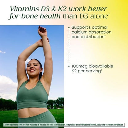 MegaFood Vitamin D3 & K2 Pfirsich-Gummis 5000 IE, 60 Stück