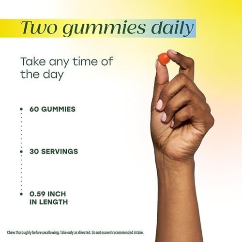 MegaFood Vitamin D3 & K2 Pfirsich-Gummis 5000 IE, 60 Stück