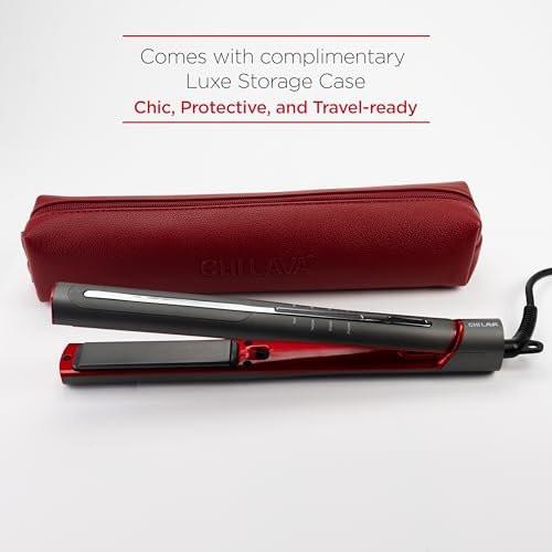 CHI Lava Glide Hairstyling Iron – Keramik-Glätteisen für seidig glattes Haar & langanhaltenden Glanz, 1 Zoll